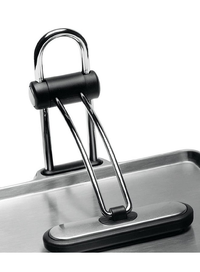 simplehuman simplehuman Quick Grip Napkin Holder, Stainless Steel, Brushed  - Image 3