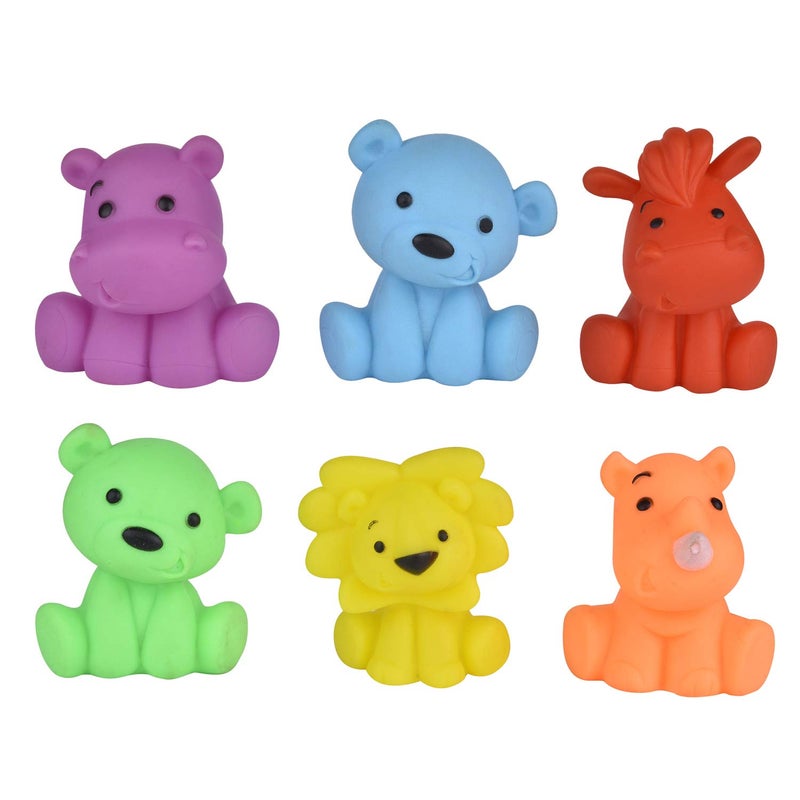 RATNA'S Squeezy Animal 6 PCS Set for Infants to Enjoy Their BATHTIME AS Well AS Playtime - Image 5