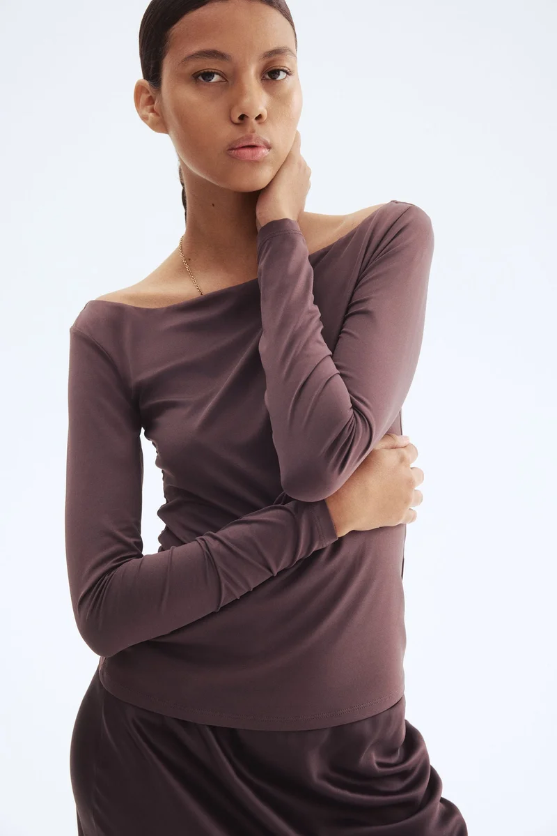 H&M Boat-neck top