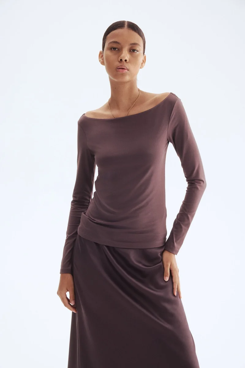 H&M Boat-neck top