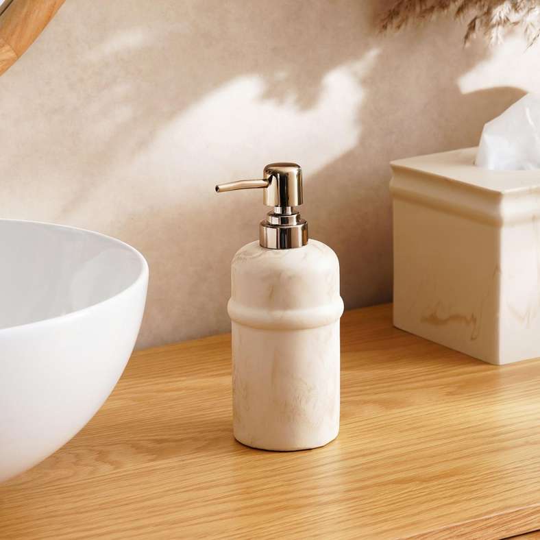 Pan Home موزع صابون ماريس - بيج - Image 1