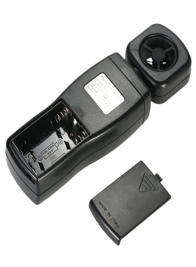 SMART SENSOR Mini Anemometer LCD Digital Wind Speed Meter Air Velocity Temperature Measuring with Backlight - Image 2