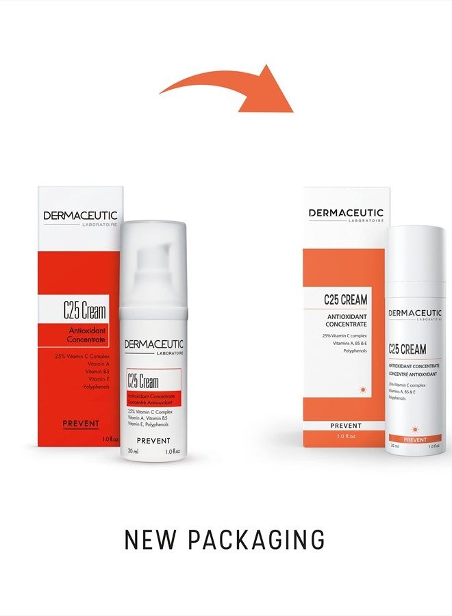Dermaceutic C25 Cream Antioxidant Concentrate 1 Ounce 50 milliliter - Image 2
