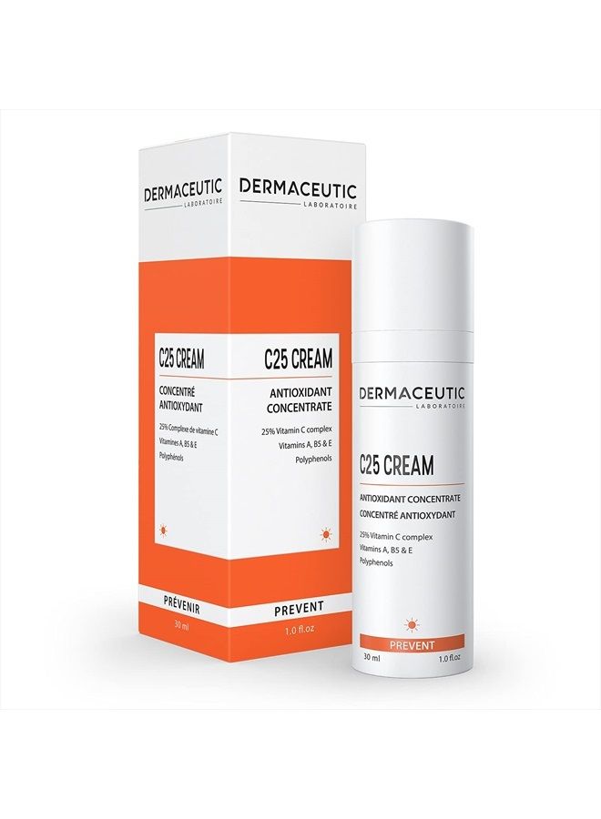 Dermaceutic C25 Cream Antioxidant Concentrate 1 Ounce 50 milliliter - Image 1