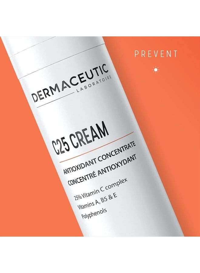 Dermaceutic C25 Cream Antioxidant Concentrate 1 Ounce 50 milliliter - Image 5