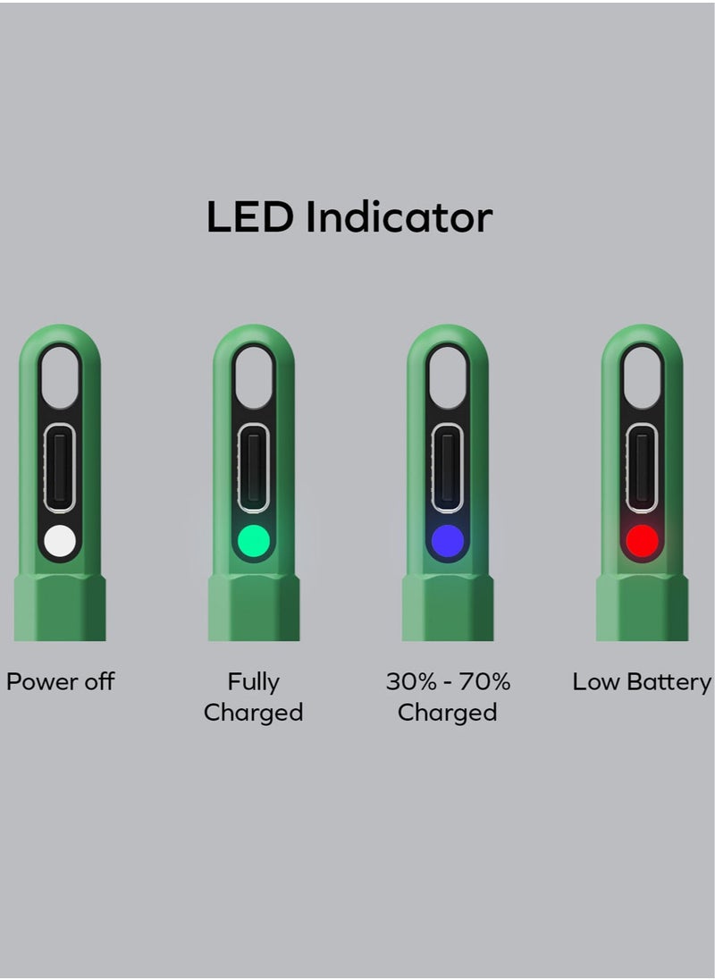 Momax Momax MAG Link Pop Magnetic Active Stylus Pen easy charging via USB-C (wireless charging not compatible) - Green  - Image 4
