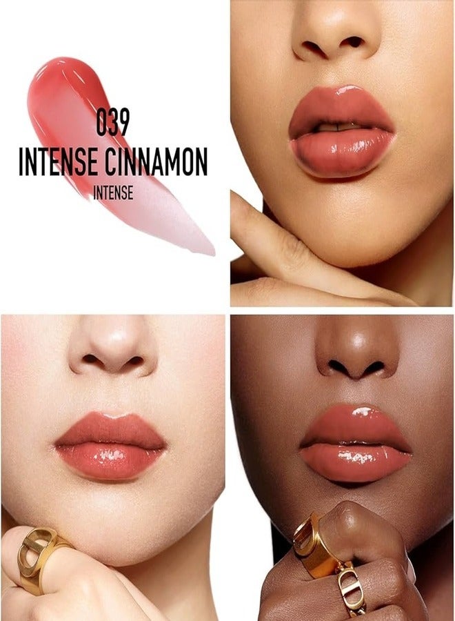 Dior Addict Lip Maximizer - Shade 039 Intense Cinnamon 6ml | Plumping Gloss with High Shine & Hydration