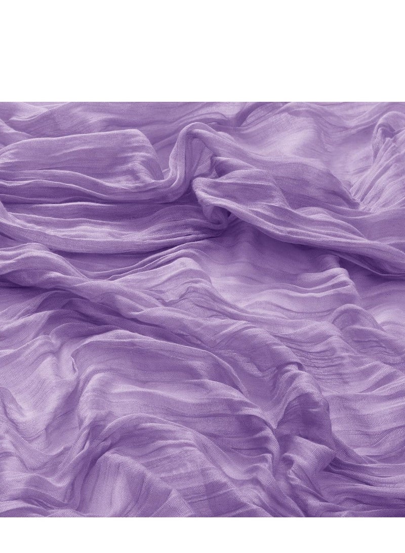 Translucent Table Runner Chessian Tablecloth for Wedding Reception Bridal Shower Party Decoration Table Centerpiece 90400CM  - Image 4