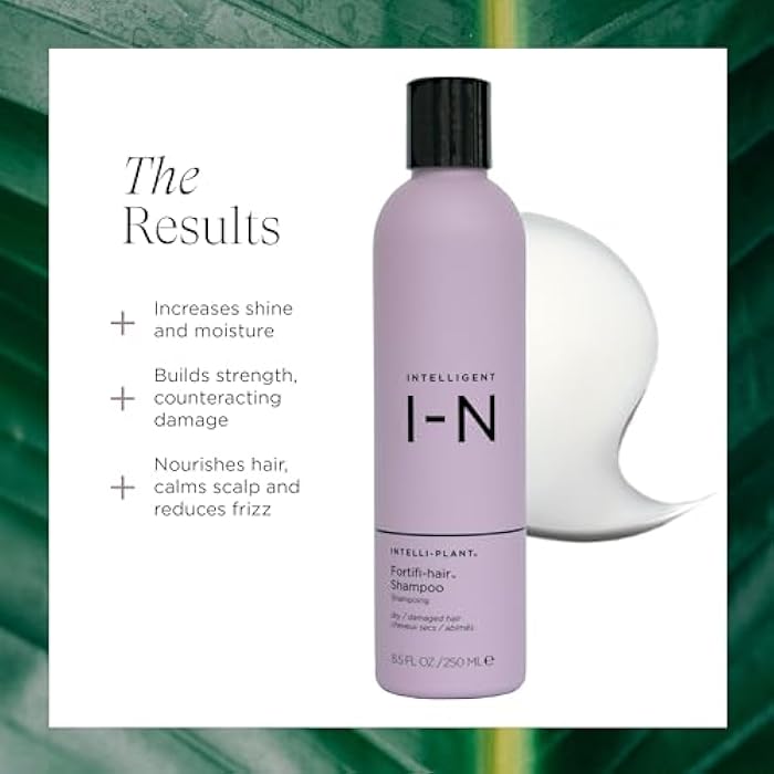 Intelligent Nutrients Fortifi-hair Shampoo, Moisturizing, Plant-Based Shampoo for Dry, Damaged Hair, Rejuvenates, Rebuilds, Vegan, 8.5 Oz - Image 3