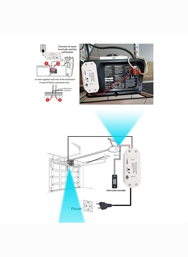 BELANO Smart WiFi 2.4G Smart Garage Door Opener Controller, Phone App Control, Compatible with Google Home - Image 2