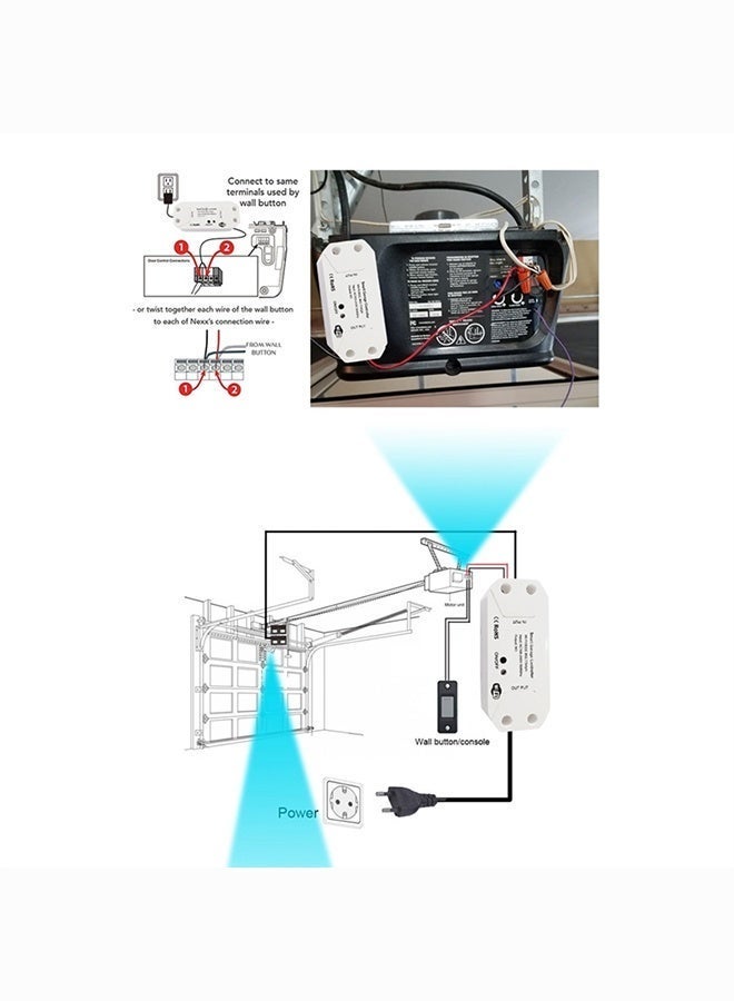 BELANO Smart WiFi 2.4G Smart Garage Door Opener Controller, Phone App Control, Compatible with Google Home - Image 2