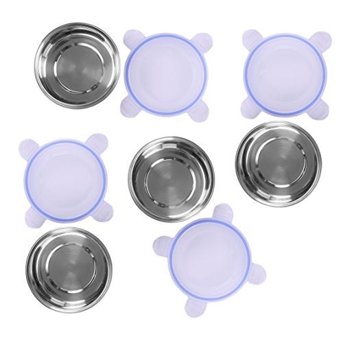 Sumeet Stainless Steel Airtight Containers With Leak Proof Lids, Set Of 4, Bpa Free, Odourless, Dishwasher Safe, Ideal For School And Office, 300Ml Capacity Each, Food Grade Silicon Seal, Beige - Image 4