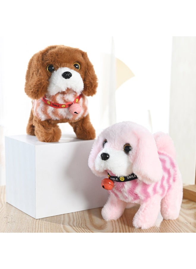 Generic - Electronic Pet Toy - Interactive Robot Dog Ai Technology Voice Recognition Emotional Intelligence-Color:Matching Stripes Yellow - Image 1