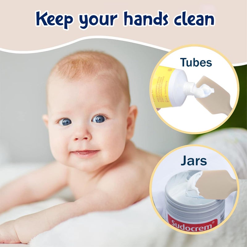 seeway Baby Diaper Cream Spatula, Seeway 3 pack Baby Butt Paste Spatula, Diaper Cream Applicator for Newborn Babies-Baby Necessities - Suitable for Aquaphor, Desitin - Image 4