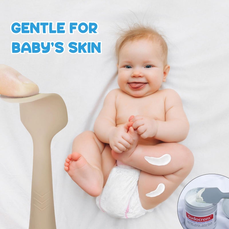 seeway Baby Diaper Cream Spatula, Seeway 3 pack Baby Butt Paste Spatula, Diaper Cream Applicator for Newborn Babies-Baby Necessities - Suitable for Aquaphor, Desitin - Image 2
