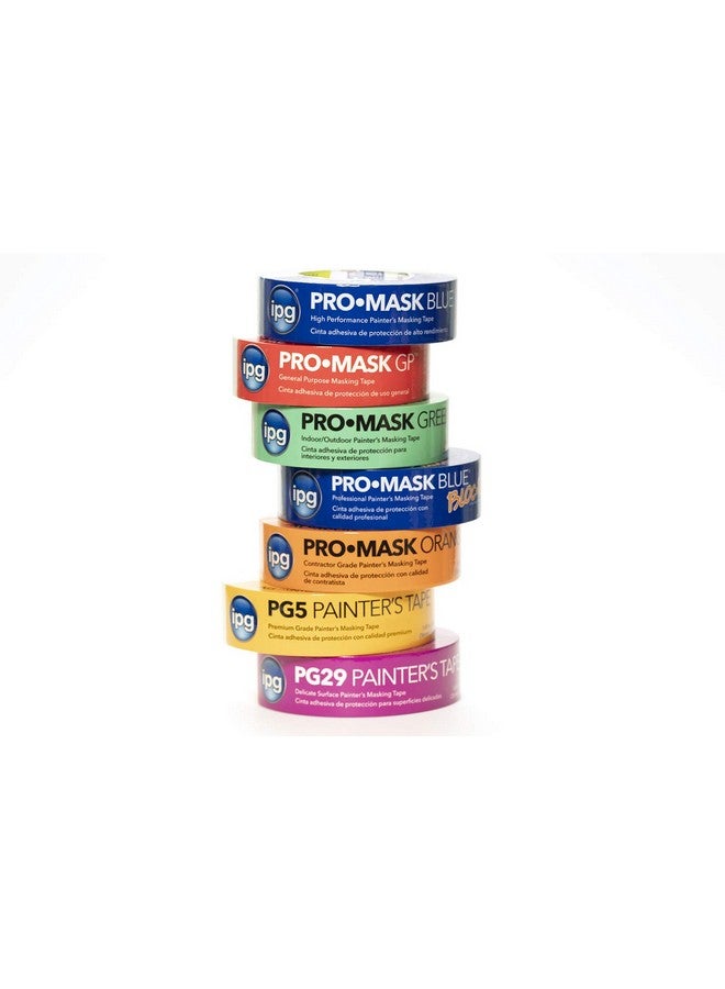 IPG Promask Blue With Bloc-It, Premium 14-Day Masking Tape, 0.94" X 60 Yd, Blue, (Single Roll)  - Image 4