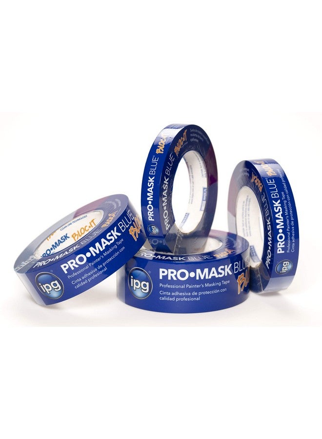 IPG Promask Blue With Bloc-It, Premium 14-Day Masking Tape, 0.94" X 60 Yd, Blue, (Single Roll)  - Image 3