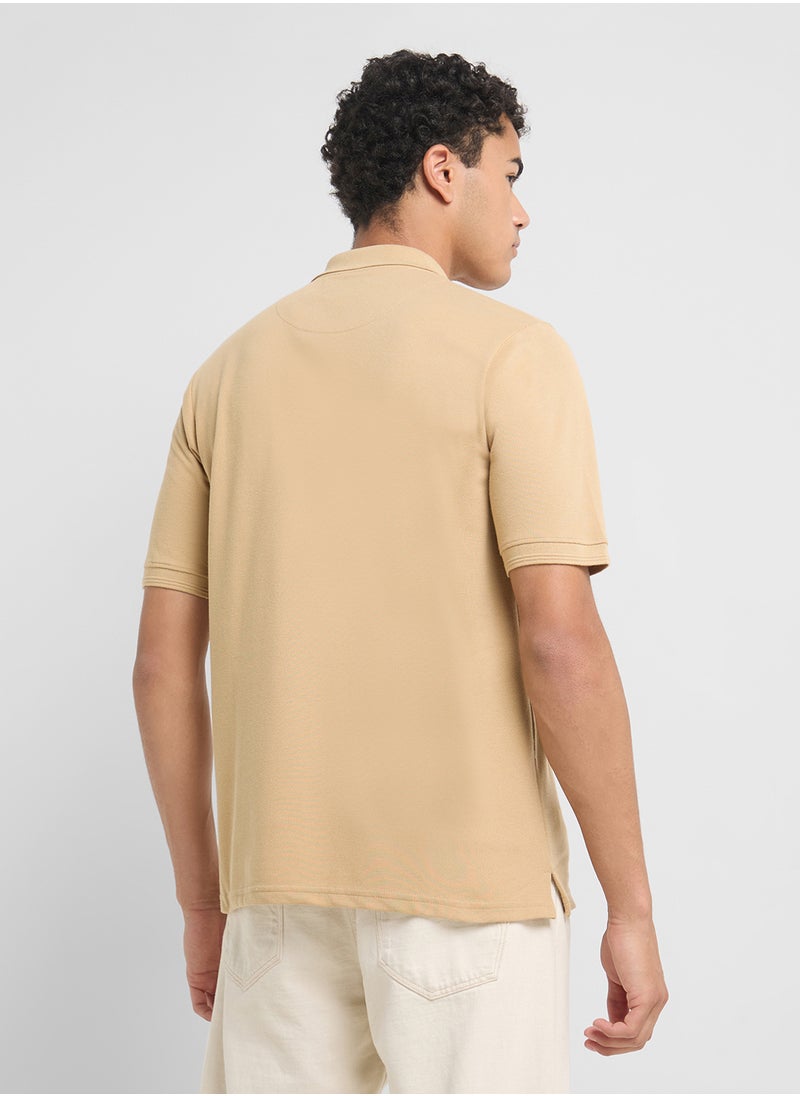 Seventy Five Basics Essential Pique Polo Shirt  - Image 2