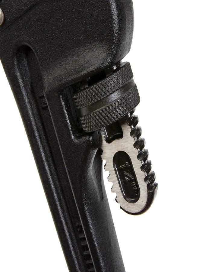 Steelman 60877 14-Inch Heavy-Duty Cast Aluminum Straight Handle Pipe Wrench - Image 5