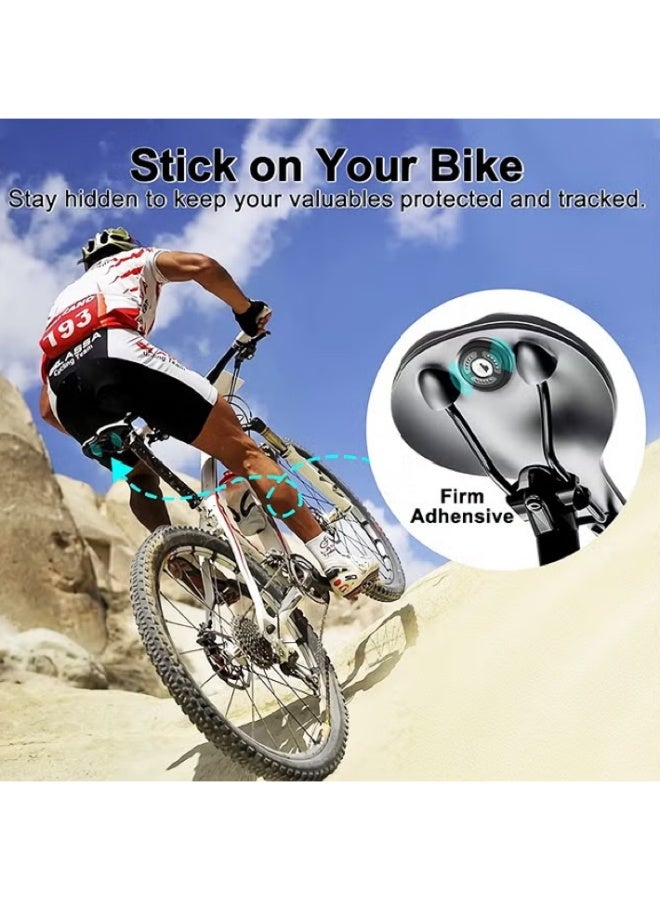 Risen 1 Pack AirTag Holder Case Cover,IPX8 Waterproof Airtag Sticker Stick On Adhesive Mount With Adhesive Sticker,Full Body Protection,Anti-Scratch Protective Tracker Sticker For Cars Luggage Bicycle  - Image 2