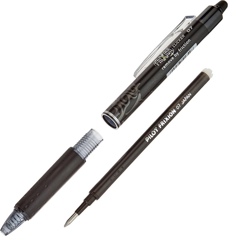 PILOT Retractable Erasable Ball Pen, Single-Black - Image 2