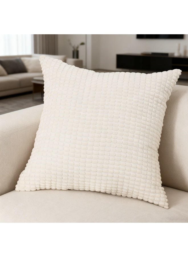 Set of 2 Square Throw cushion Pillow Covers, Corn Kernel Pattern Pillowcases Decorative Cushion Covers for Couch Sofa Car 40x40 cm - Image 5