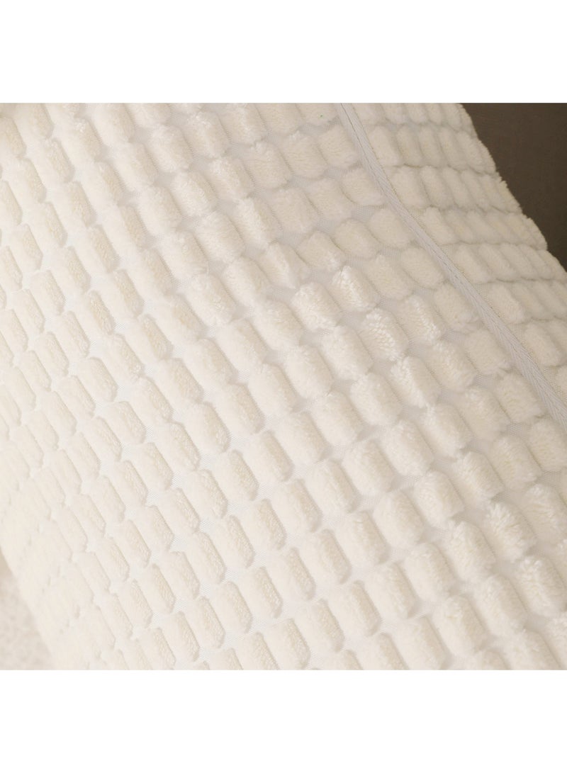 Set of 2 Square Throw cushion Pillow Covers, Corn Kernel Pattern Pillowcases Decorative Cushion Covers for Couch Sofa Car 40x40 cm - Image 3