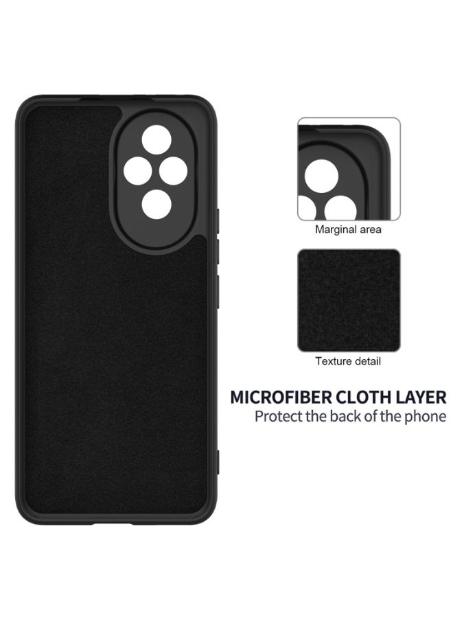 إيروريكس جراب هاتف متوافق مع هاتف Honor 200، مصنوع من السيليكون، نحيف، ناعم، غير لامع، مقاوم للصدمات، مزود بحبل تعليق. - Image 4