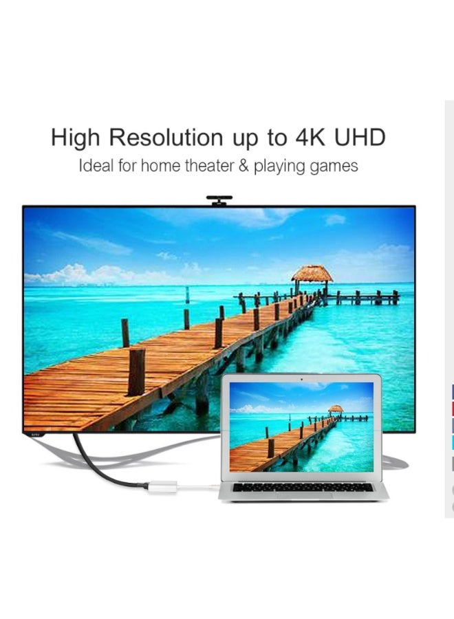 Type C To HDMI USB 3.0 3 In 1 Hub Charging Adapter USB C To HDMI Converter Cable for Phone Tablet Macbook Laptop - Image 2