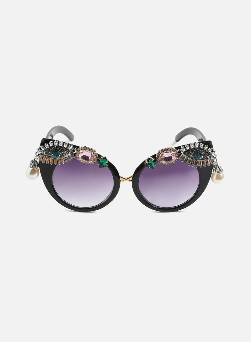 SOHI Shimmering Accents Glam Artificial Sunglass Jewellery - Image 2