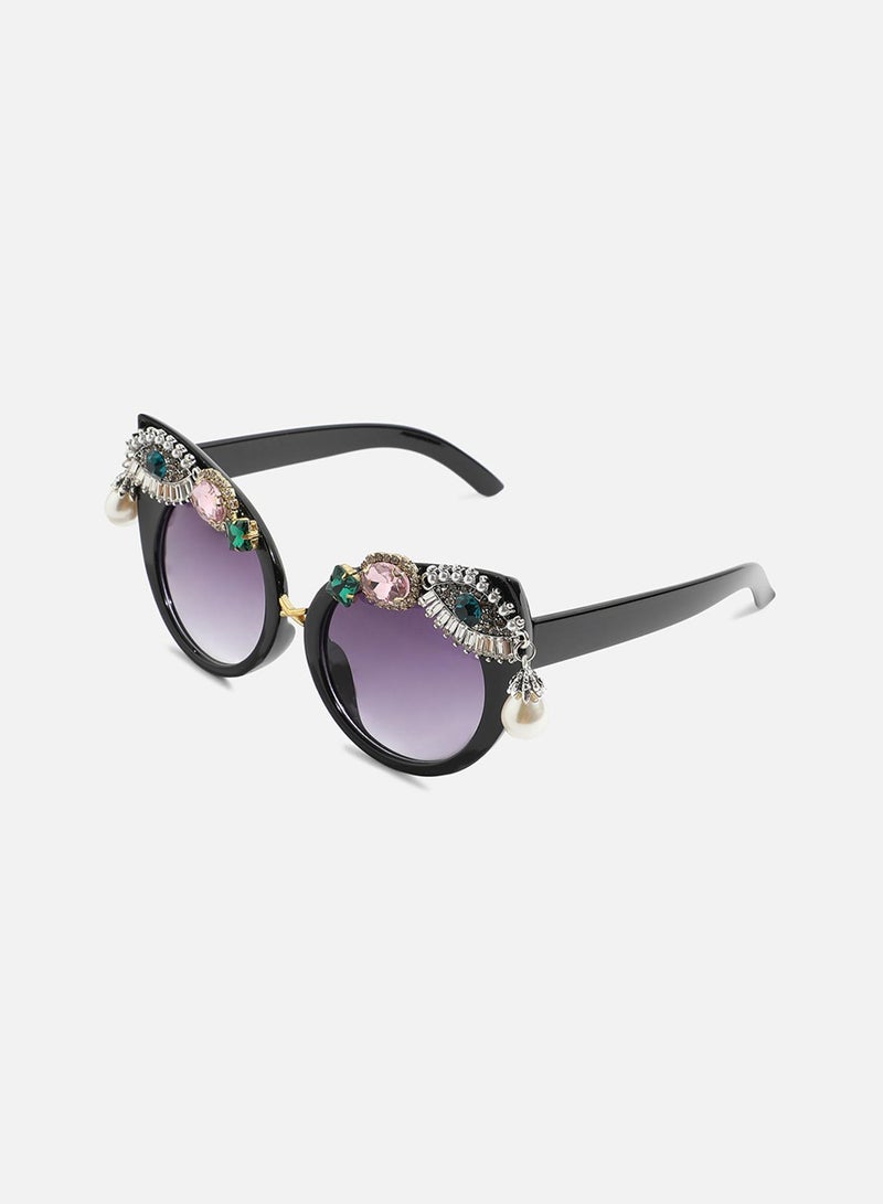 SOHI Shimmering Accents Glam Artificial Sunglass Jewellery - Image 3
