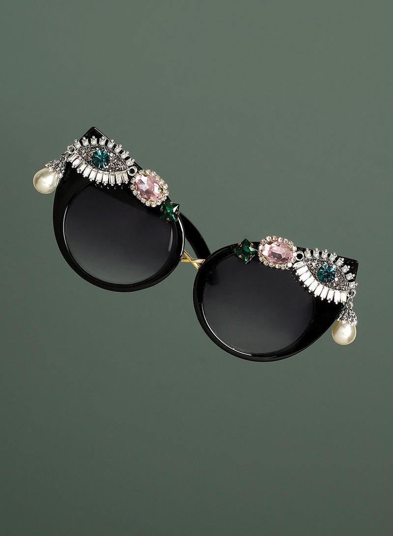 SOHI Shimmering Accents Glam Artificial Sunglass Jewellery - Image 5