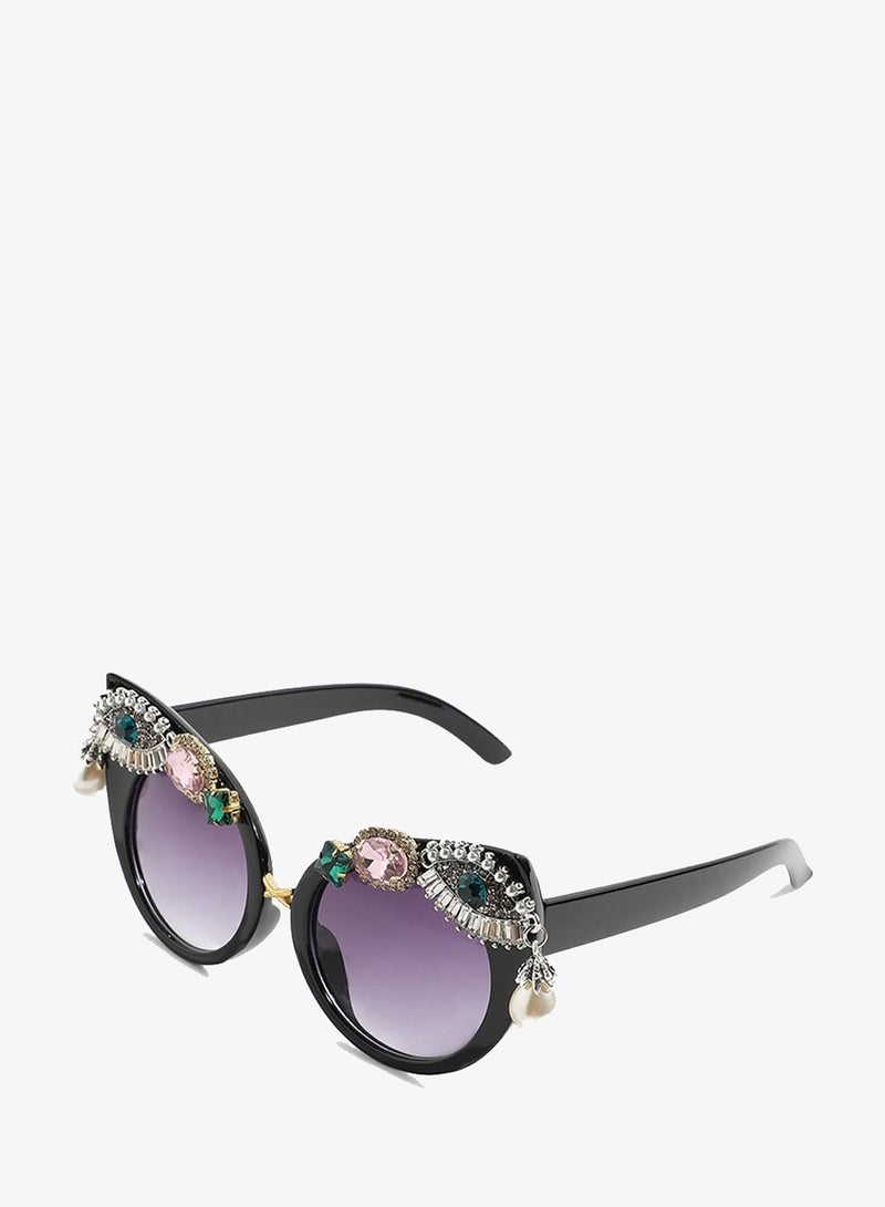 SOHI Shimmering Accents Glam Artificial Sunglass Jewellery - Image 3