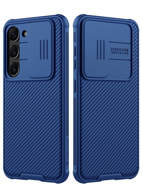 For Samsung Galaxy A56 Case, Camera Lens Protection Slide Cover, TPU+PC Shockproof Bumper Back Cover, Anti-Fingerprint Mobile Phone Case, Slim Fit Protective Casing
