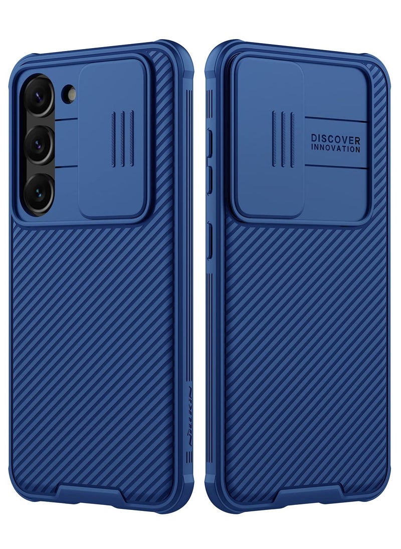 For Samsung Galaxy A56 Case, Camera Lens Protection Slide Cover, TPU+PC Shockproof Bumper Back Cover, Anti-Fingerprint Mobile Phone Case, Slim Fit Protective Casing
