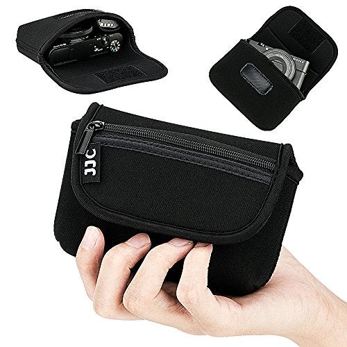 JJC Neoprene Compact Digital Camera Case Travel Pouch for Sony ZV1 RX100 VII VA VI V IV III II DSC W800 W830 WX500 HX99 HX90V HX80 for Canon G7X III II G9X II SX740 SX730 SX620 SX610 ELPH 360 190 180 - Image 1