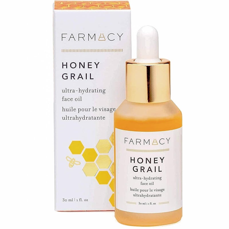 Farmacy Honey Grail Hydrating Face Oil - Nourishing Oil for Skin & Hair - Infused with Sea Buckthorn, Rosehip & Buckwheat Honey to Moisturize & Maintain a Healthy Skin Barrier (30ml) - Image 1