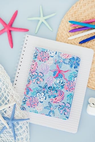 Lilly Pulitzer Hardcover Mini Spiral Notebook, 8.5" x 6.5" Small Journal with 160 College Ruled Pages, Bahamas Beachcomber - Image 3