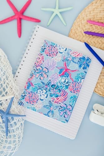 Lilly Pulitzer Hardcover Mini Spiral Notebook, 8.5" x 6.5" Small Journal with 160 College Ruled Pages, Bahamas Beachcomber - Image 4