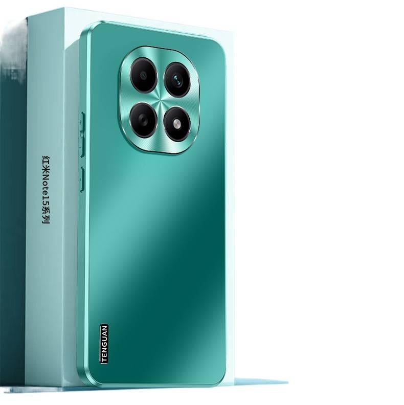 غطاء واقي بPC لـ Redmi Note 15 مع حماية من السقوط ومضاد لبصمات الأصابع مع مقاوم للصدمات مع لمسة نهائية غير لامعة مع مقاوم للخدش باللون أخضر باللون الأخضر باللون الأحمر - Image 1