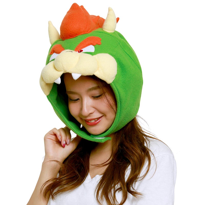 SAZAC Kigurumi Hat -Super Mario Brothers Bowser - Cozy Costume Beanie Cap - Image 3