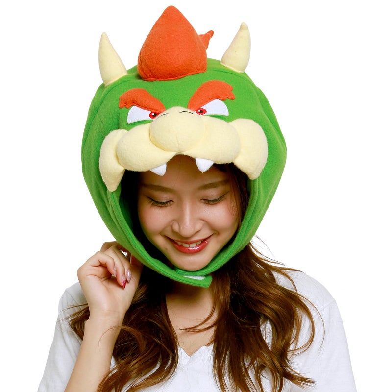 SAZAC Kigurumi Hat -Super Mario Brothers Bowser - Cozy Costume Beanie Cap - Image 2