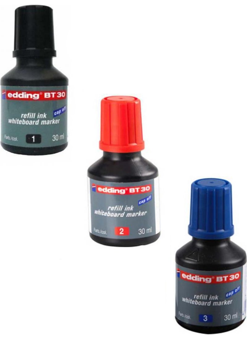 Edding - (E-BT30) Ink 30 ml Set of 3 - Image 1