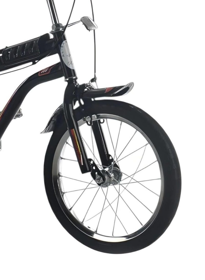 Rambo Kids Bike, Size 14, Cast Frame with Booster Wheels - Image 3