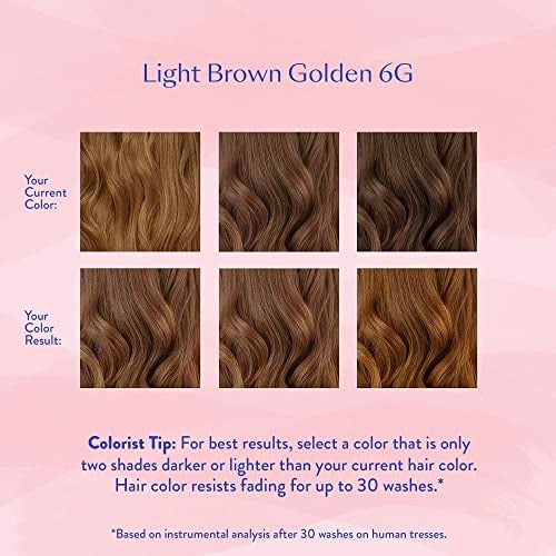eSalon Permanent Hair Color & Dye Kit - Light Brown Golden - Professional-Grade Ammonia-Free Personal Colorist for Up To 100% Gray Coverage on All Hair Types - Image 4