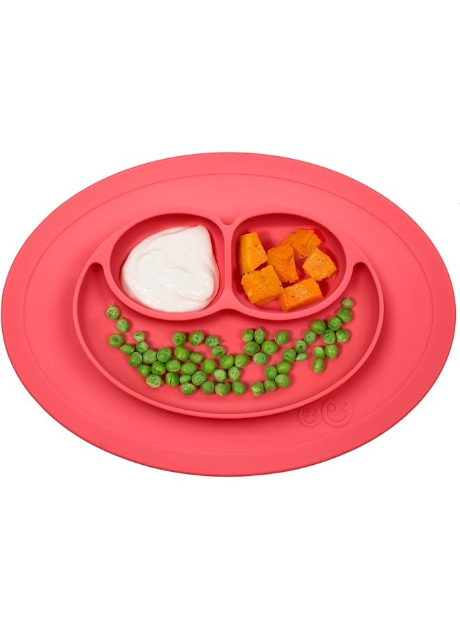 Mini Mat One Piece Silicone Placemat Plus Plate Coral One Size - pzsku/Z0FC31713C2A55183215BZ/45/_/1720582903/a10d42e9-1333-4b10-aa5c-4f074bb432b2