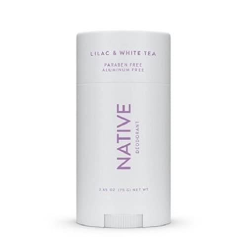 Native Deodorant Contains Naturally Derived Ingredients 72 Hour Odor Control  Seasonal Scents for Women and Men Aluminum Free with Baking Soda Coconut Oil and Shea Butter  Lilac  White Tea