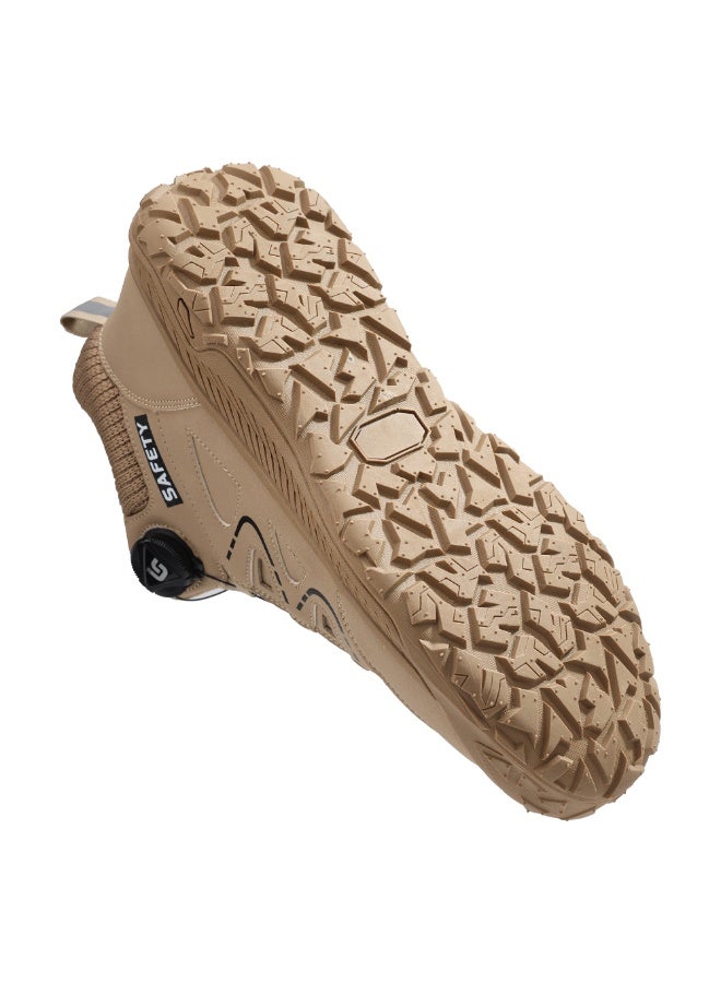 Men's steel-toe safety shoes, lightweight and comfortable, puncture-proof and slip-resistant, wear-resistant and durable, comfortable for long periods of standing, lightweight and breathable, work shoes that can also be worn as fashionable athletic shoes. - Image 5