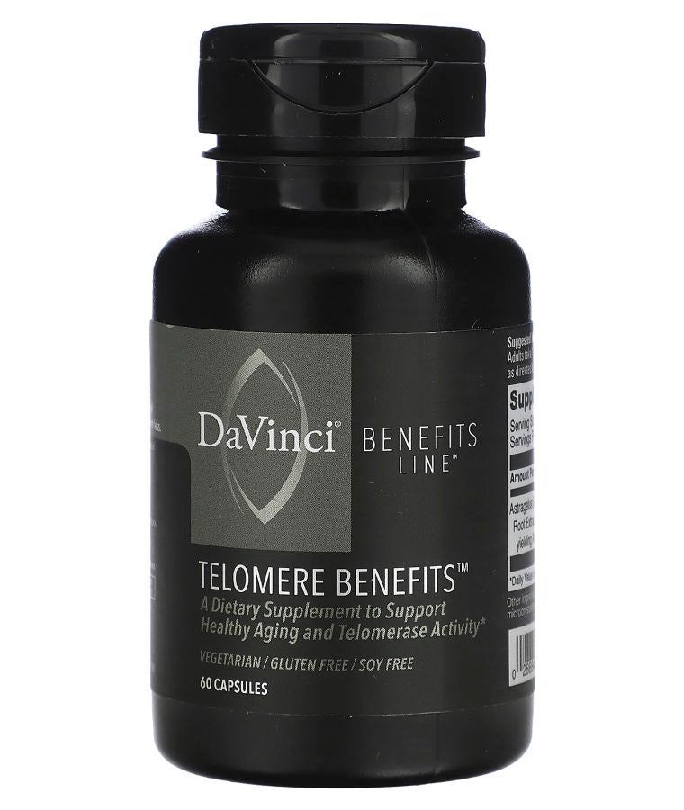 DaVinci Laboratories Telomere Benefits 60 Capsules (250 mg per Capsule)