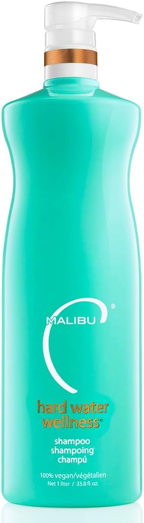 Malibu C Hard Water Wellness Hair Shampoo Sulfate Free Shampoo that Increases Hydration and Vibrancy Protects Hair from Waterborne Elements Removes Build Up 338oz - Image 1